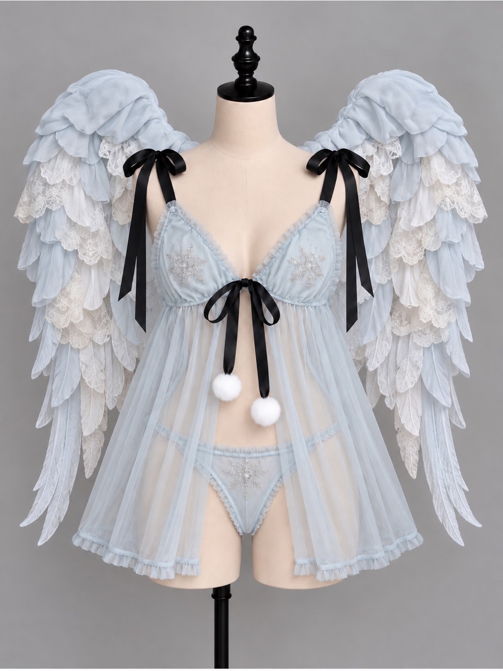 Victoria's Secret Dream Angel Snowflake Babydoll Limited Edition 2021